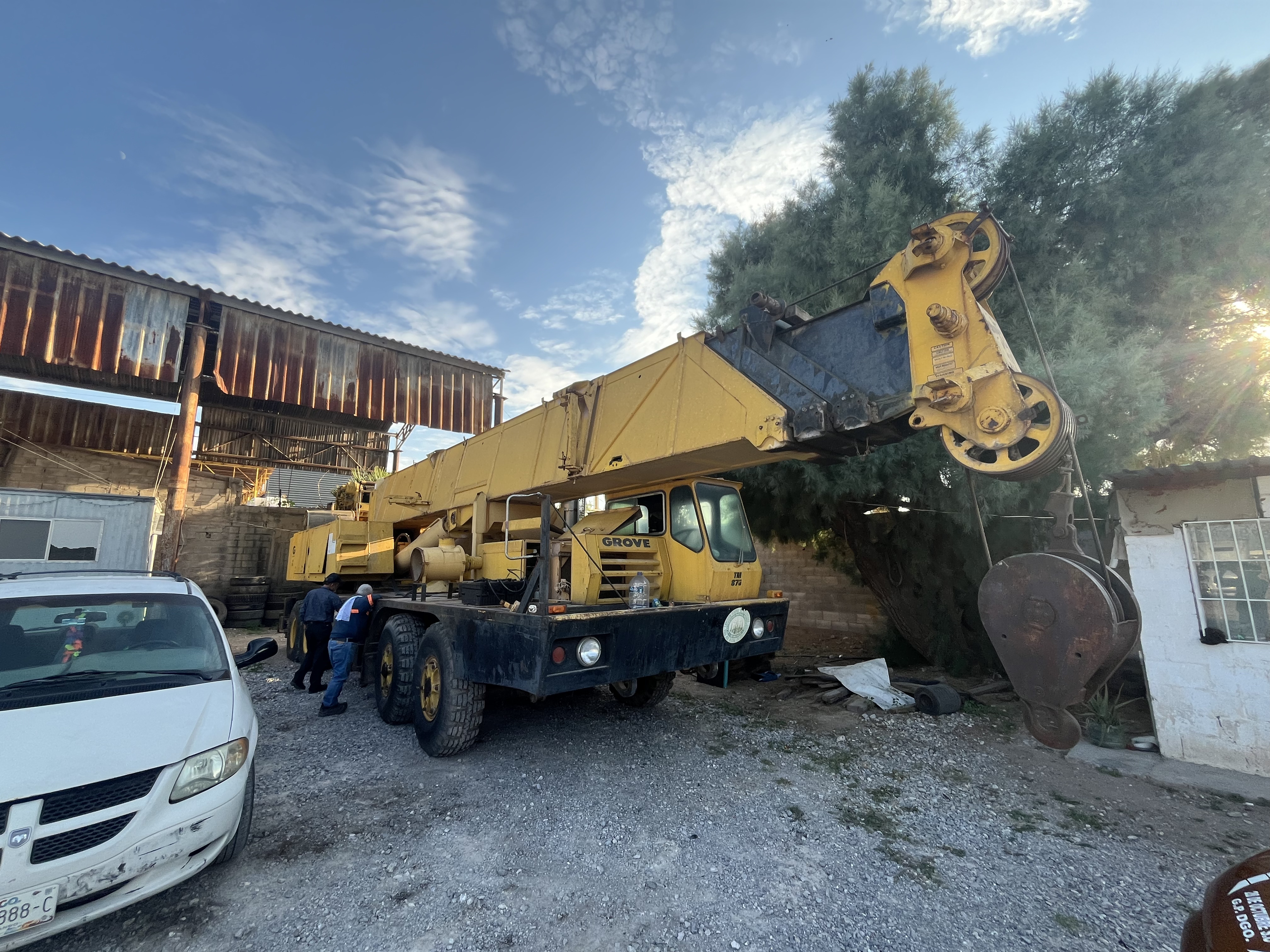 Mantenimiento preventivo de grúa